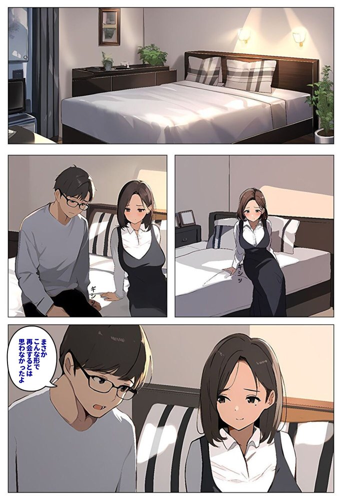 間男の提案に乗って不倫現場を目撃したら、最愛の妻が土下座してセックスのお願いをした。後編ルート2「2年後の再会編」【暇人クラブ】 エロ同人誌画像 010