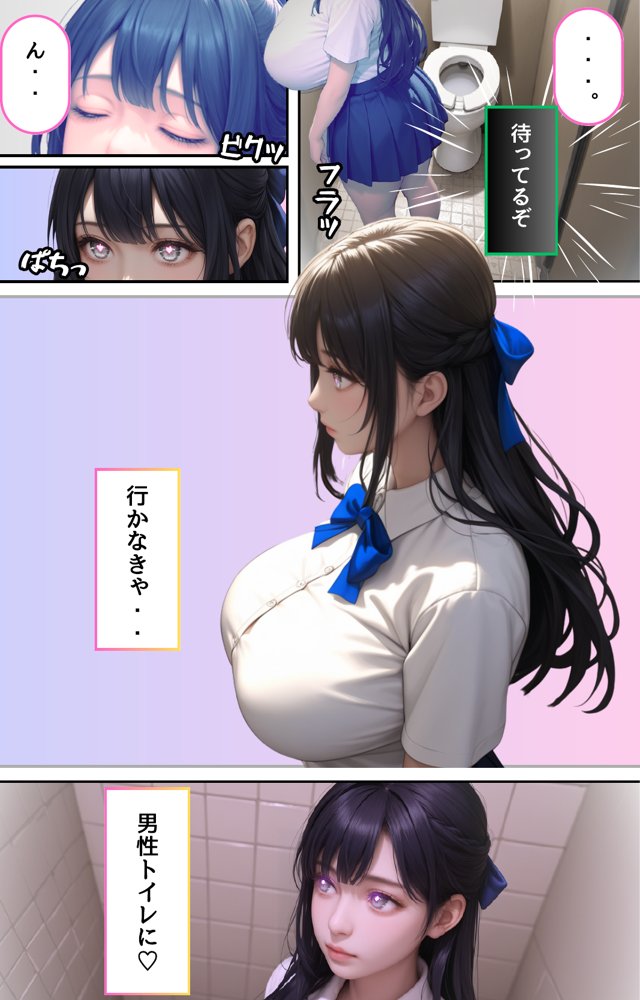 トイレに寄っただけなのに・・催〇クリームでむちむちJ〇を性支配【くりきんとん】 エロ同人誌画像 004