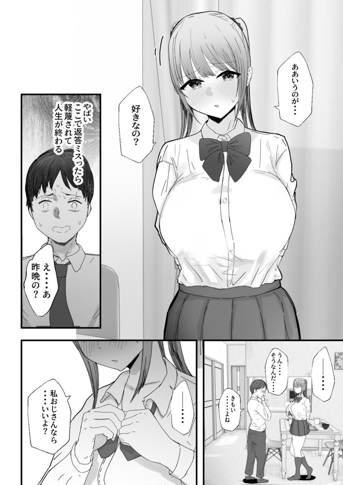 同居してる爆乳姪っ子JKは甘やかセックスで社畜リーマンを姪いっぱい癒してくれる【バケツプリン】 エロ同人誌画像 004