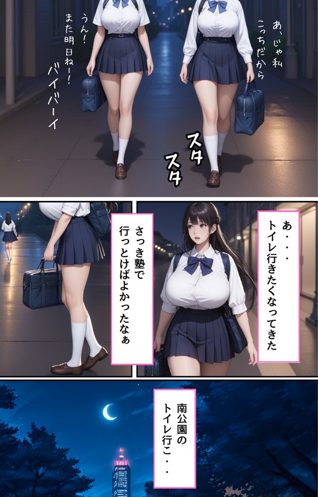 トイレに寄っただけなのに・・催〇クリームでむちむちJ〇を性支配【くりきんとん】 エロ同人誌画像 015