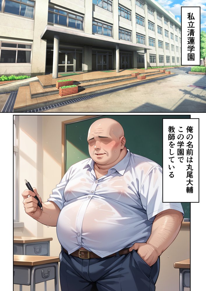 俺の催●アカデミア【AI性活】 エロ同人誌画像 002