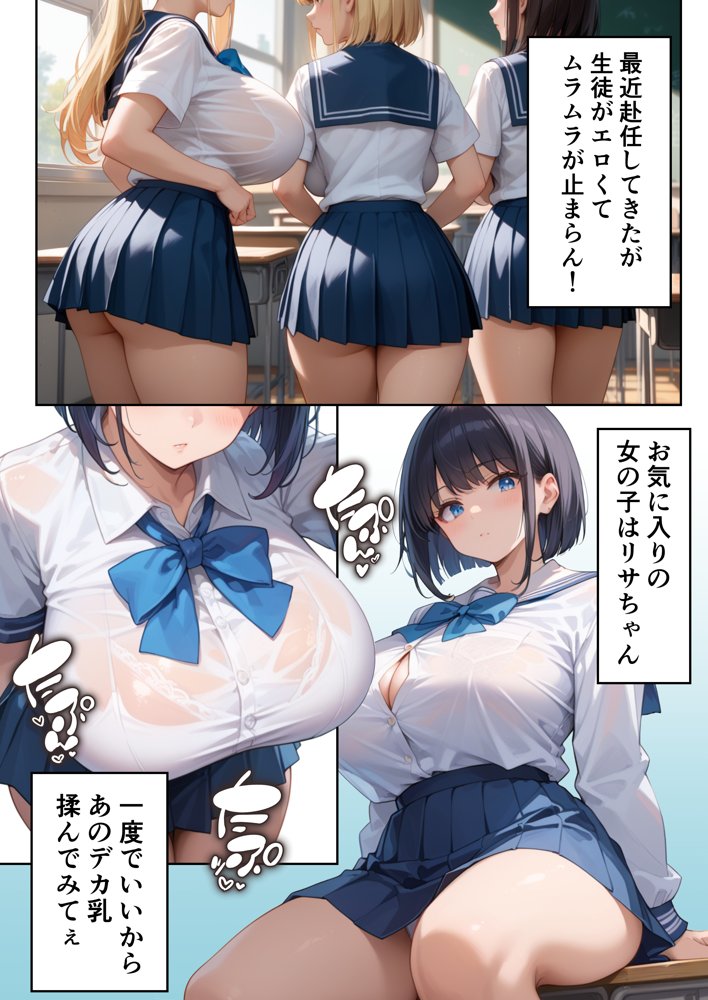 俺の催●アカデミア【AI性活】 エロ同人誌画像 003