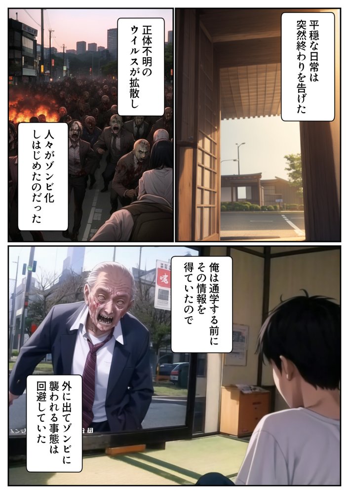 妹がゾンビになったので性処理に使わせてもらいます【パルテノンの宴】 エロ同人誌画像 002