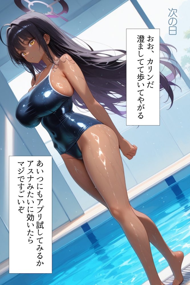 催〇アプリ開発されたカラダ抗えない快楽ボテ腹追加ver-アスナ＆カリン編-【海浜セーター】 エロ同人誌画像 006