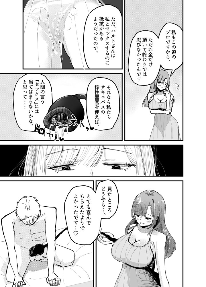 サキュバスの吸愛行動【好感度ドレイン逆NTR】【海山屋】 エロ同人誌画像 015