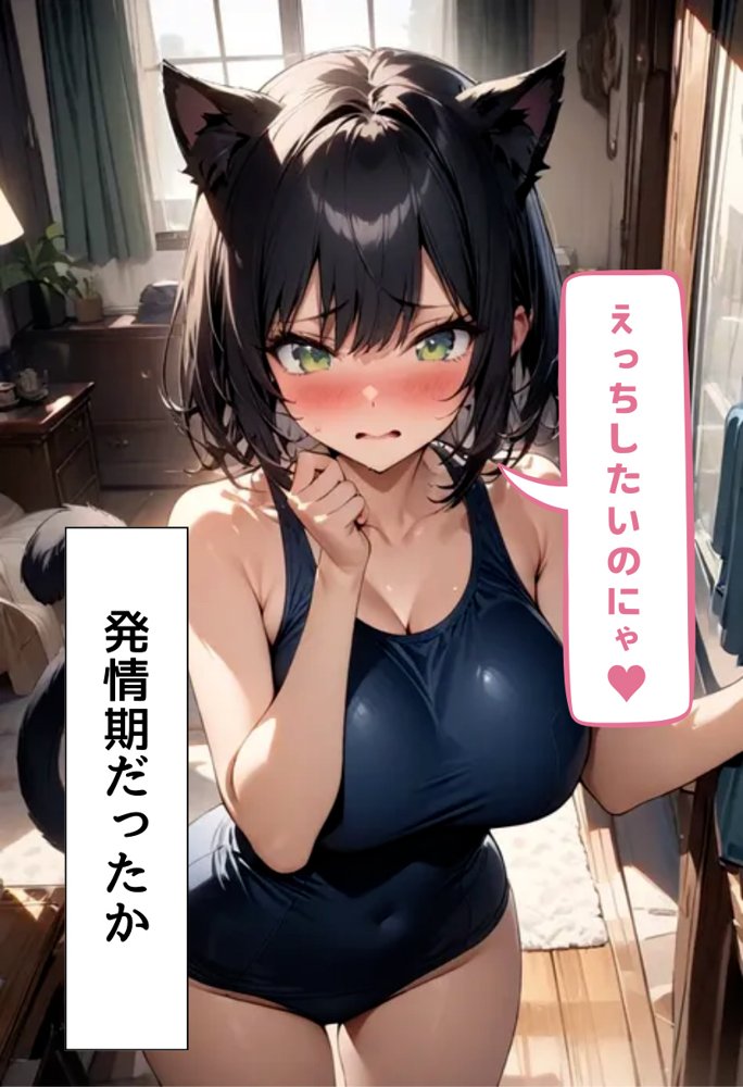 発情期の黒猫拾った話【にじいろ☆がーるず】 エロ同人誌画像 017