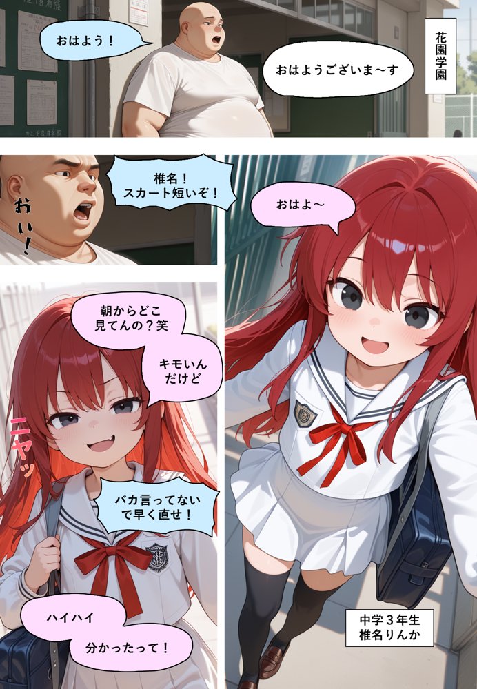 なまいき娘にお仕置きを！【きなこ餅】 エロ同人誌画像 001