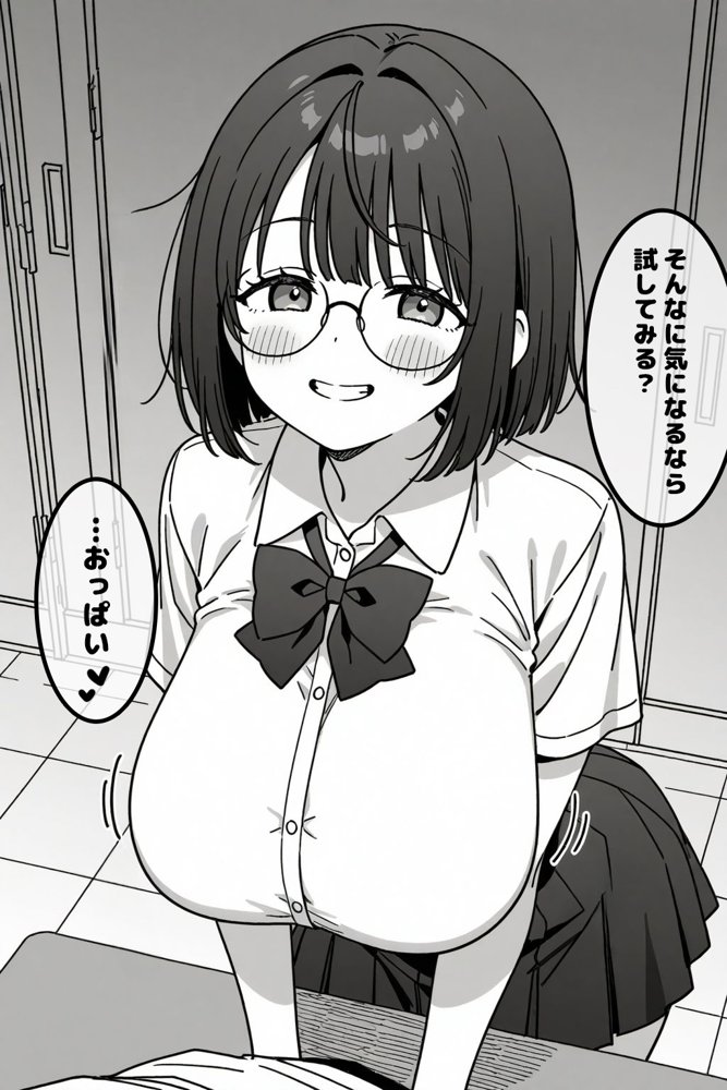 地味委員長の俺しかしらない裏の顔【しばいぬ】 エロ同人誌画像 011