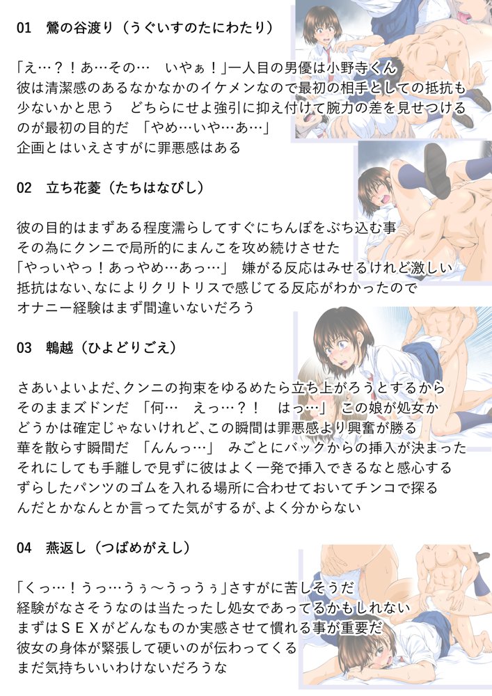 街で見つけた制服女子は48手で攻め落とせ！【STUDIO HONEY】 エロ同人誌画像 016