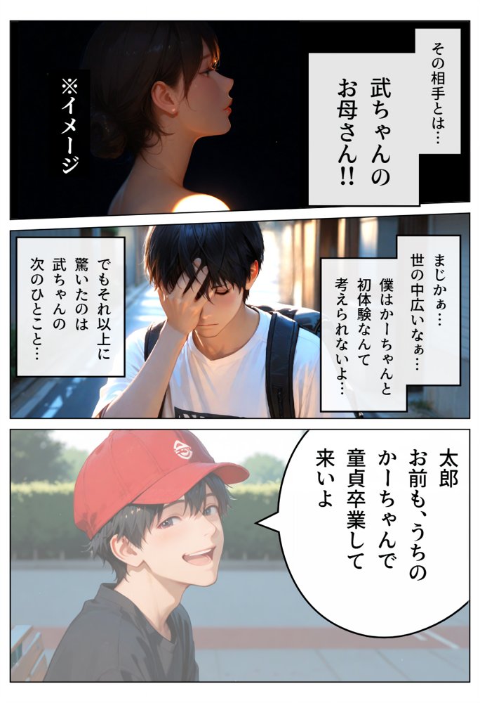 おばさんとセックス  むっちり巨乳熟女の親友のお母さん（45歳）に童貞の僕の筆おろしをしてもらった話【おくみ出版】 エロ同人誌画像 019