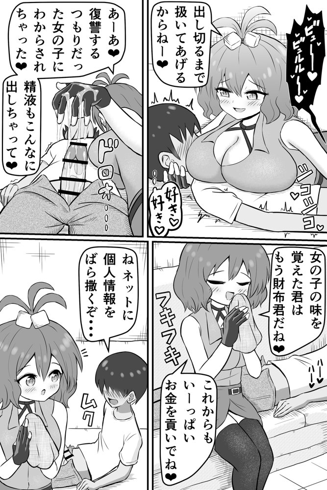 昔俺をいじめてた女の貢ぎ奴●になる話【ワヌワ】 エロ同人誌画像 013