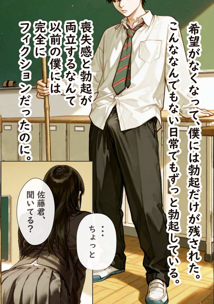 催〇支配されたクラスメイトの委員長で童貞卒業する話【ぱんたろう】 エロ同人誌画像 004