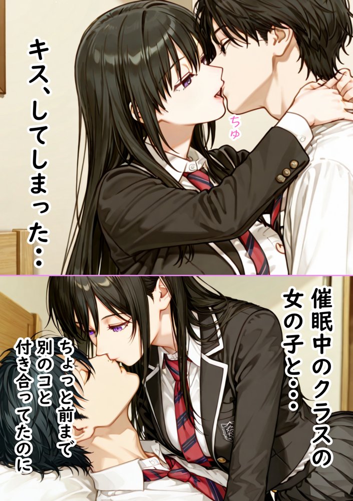 催〇支配されたクラスメイトの委員長で童貞卒業する話【ぱんたろう】 エロ同人誌画像 035