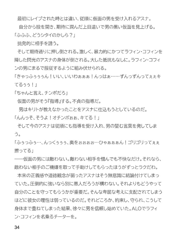 Slut Art Online -Demoralization-【ヘンタイオジサン】 エロ同人誌画像 029