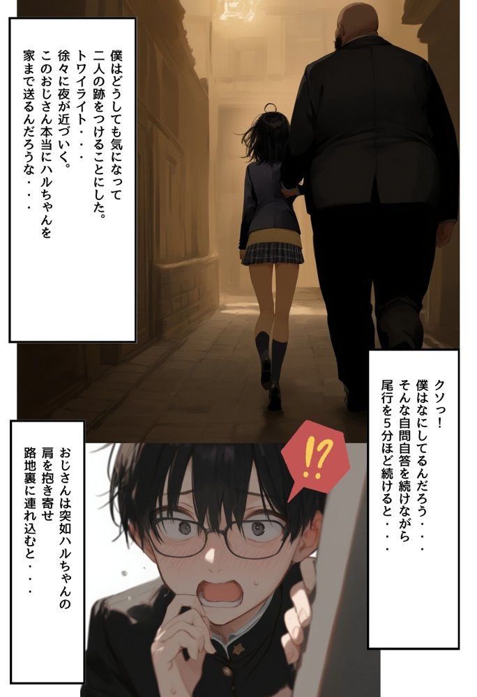 地味で華奢な裏垢女子がおじさんに甘やかされてハメ撮り撮影〜BSS編、僕が先に好きだったのに〜【種付け出版】 エロ同人誌画像 036