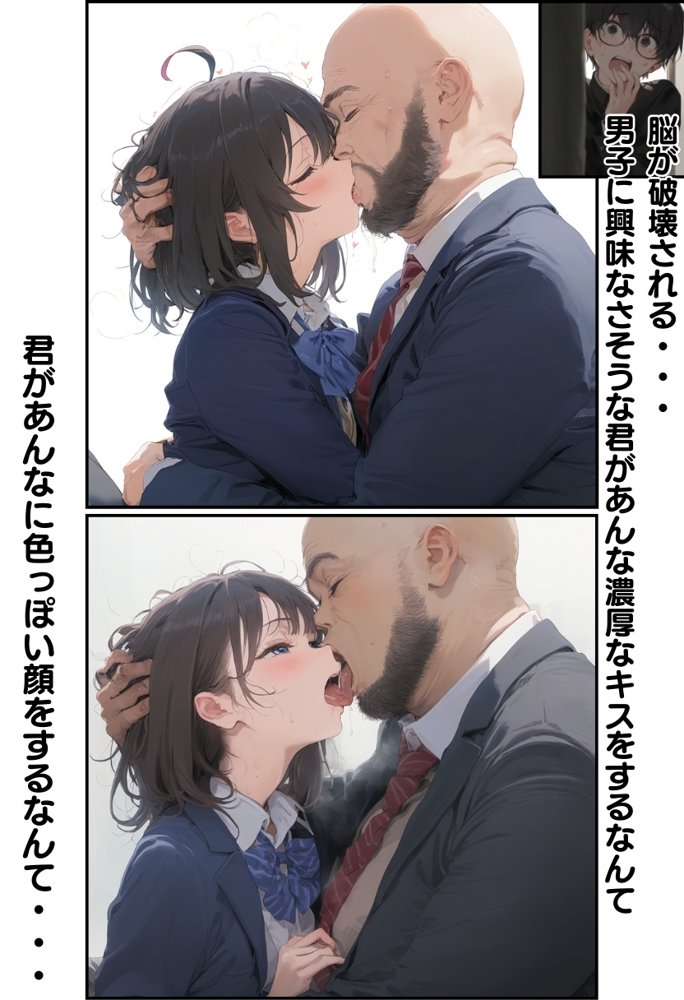 地味で華奢な裏垢女子がおじさんに甘やかされてハメ撮り撮影〜BSS編、僕が先に好きだったのに〜【種付け出版】 エロ同人誌画像 039