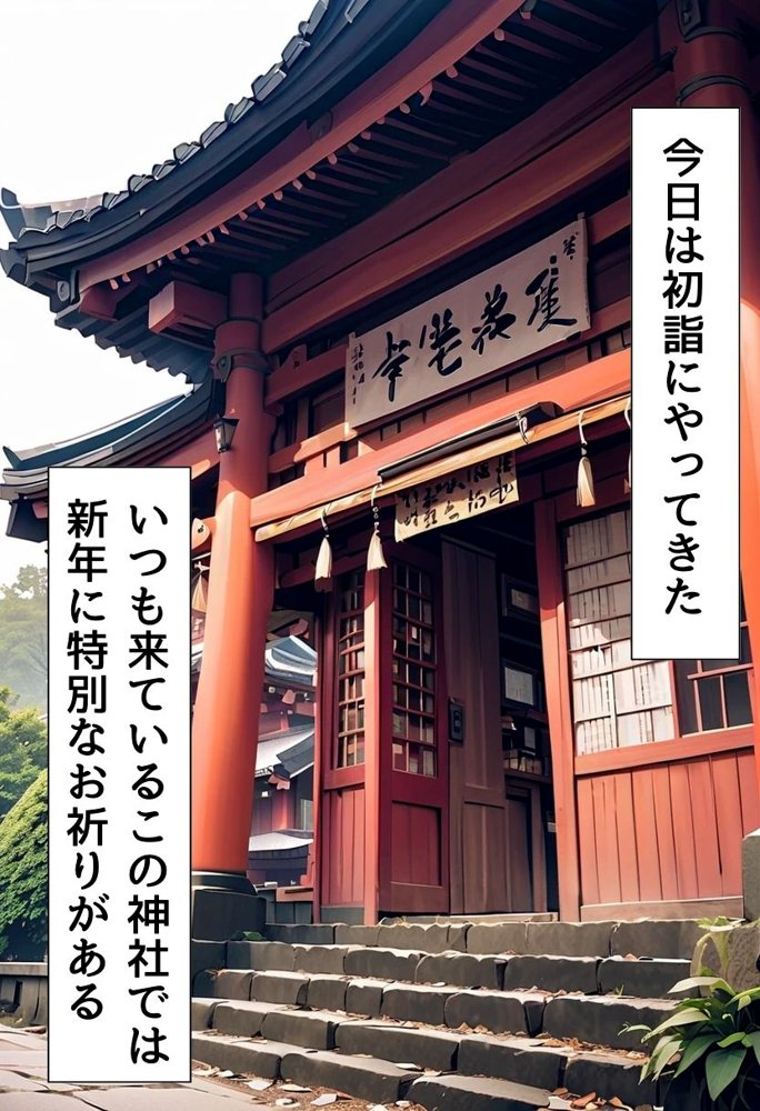 爆乳巫女濃厚祈願セックス【にじいろ☆がーるず】 エロ同人誌画像 002