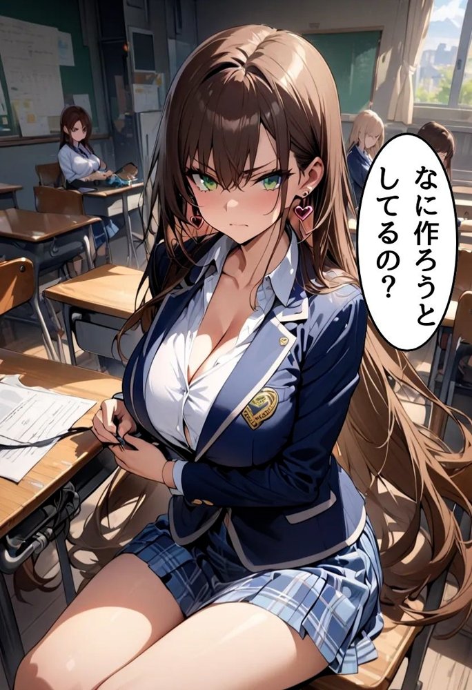 爆乳不良ギャルのマンコ使わせてもらった話【にじいろ☆がーるず】 エロ同人誌画像 004