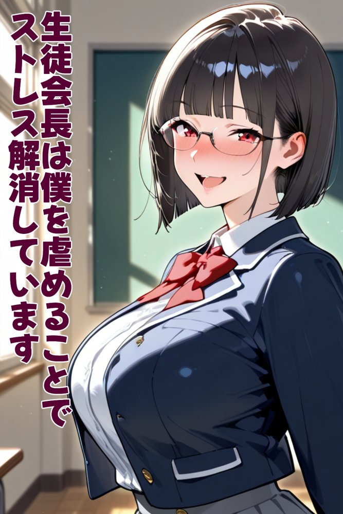 生徒会長は僕を虐めることでストレス解消しています【性欲解放戦線 【性欲が理性を超えちゃう系】】 無料エロ漫画（同人誌）サンプル画像001