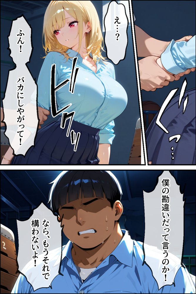 僕専用のギャルオナホ！  爆乳ギャルに勘違いして告ったらフラれたので、無理やり躾けて僕専用オナホにしてやった【性欲解放戦線 【性欲が理性を超えちゃう系】】 無料エロ漫画（同人誌）サンプル画像011