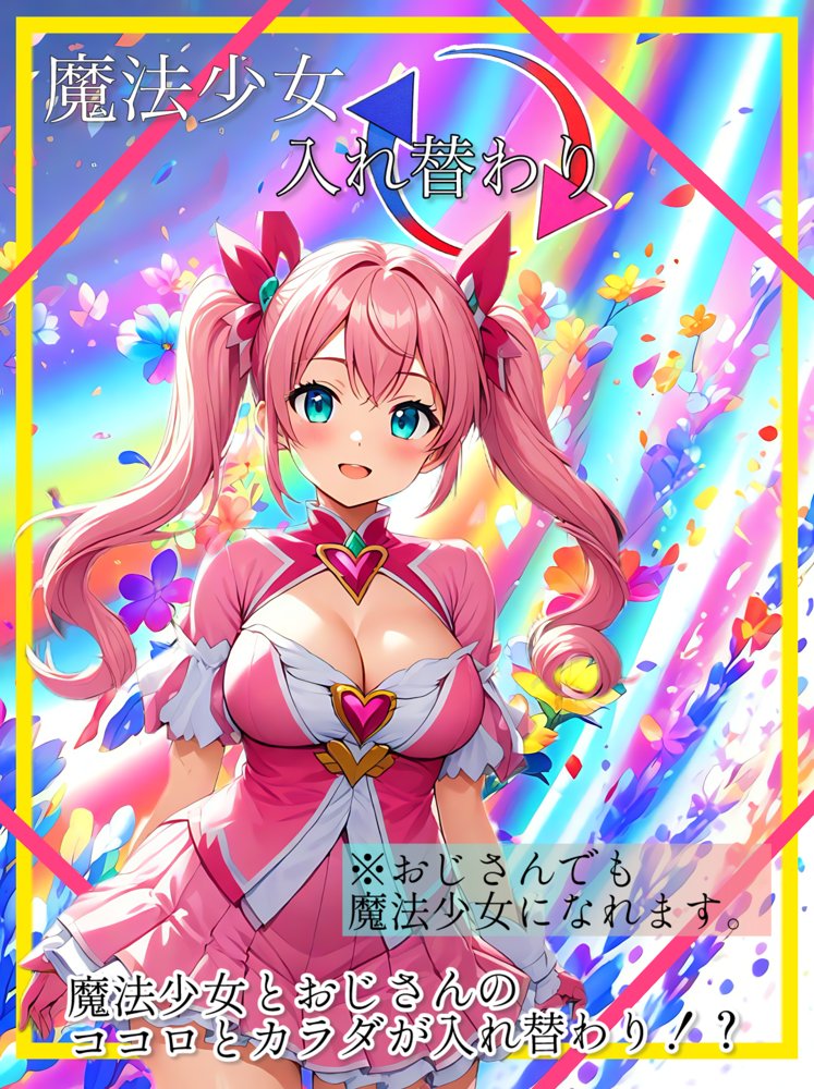 【入れ替わり・漫画】魔法少女入れ替わり【入れ替わり研究所】 hitomi無料エロ漫画（同人誌）サンプル画像001