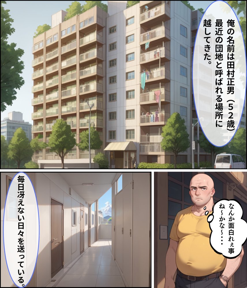 催●支配  団地妻  隣人が両方とも美人人妻だったので催●お香で発情させて寝取った話【くりきんとん】 エロ同人誌画像 001