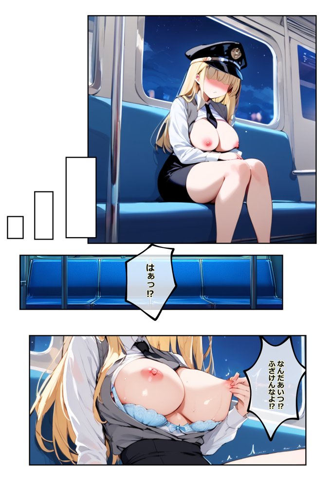 痴●されたいだけの学年1位をNTRの中で肉便器にした話〜中出し列車で働くビッチ〜【エロマンガールズ】 無料エロ漫画（同人誌）サンプル画像022