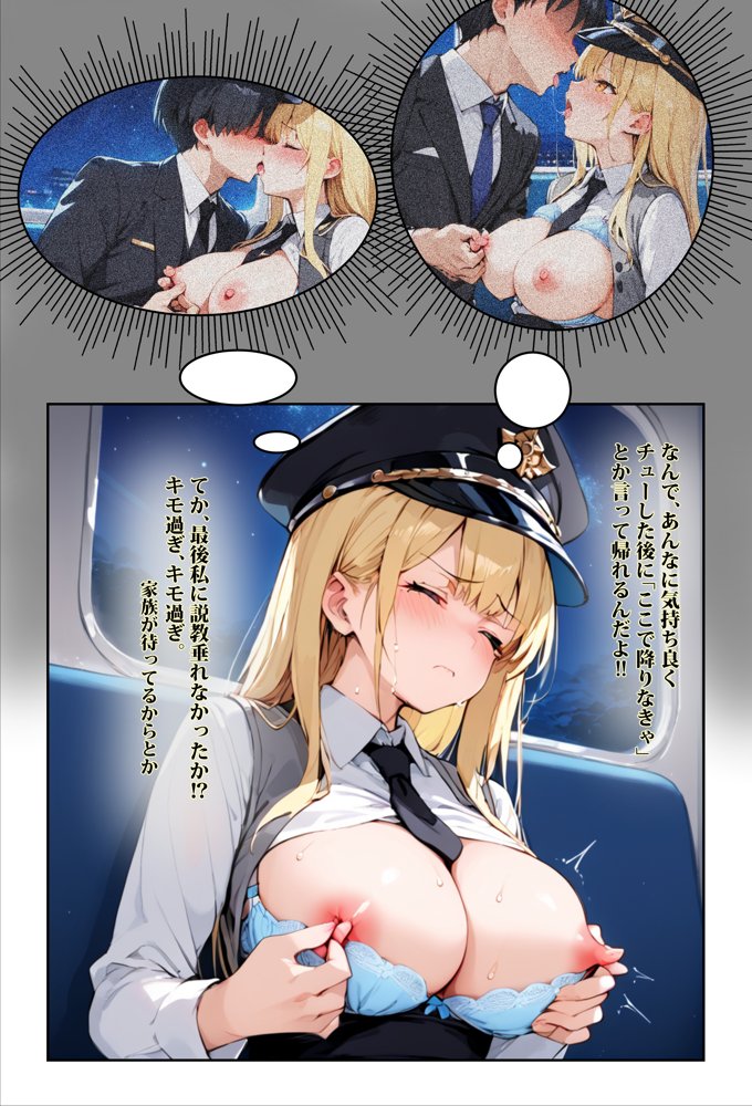 痴●されたいだけの学年1位をNTRの中で肉便器にした話〜中出し列車で働くビッチ〜【エロマンガールズ】 無料エロ漫画（同人誌）サンプル画像025