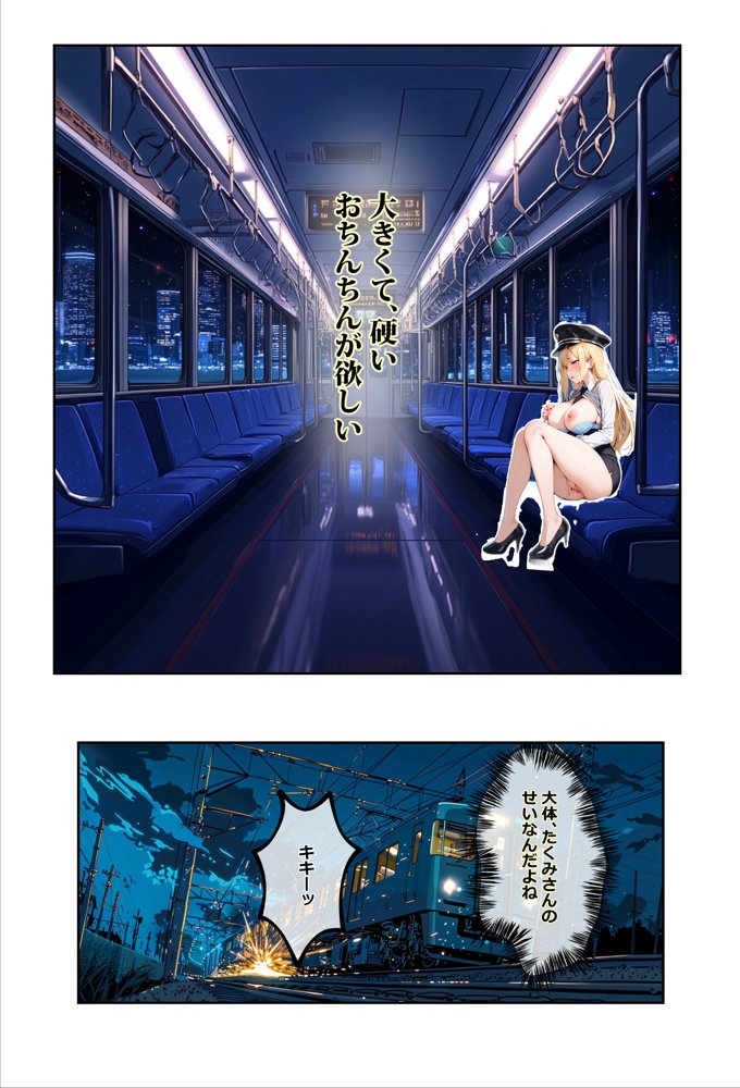 痴●されたいだけの学年1位をNTRの中で肉便器にした話〜中出し列車で働くビッチ〜【エロマンガールズ】 無料エロ漫画（同人誌）サンプル画像028