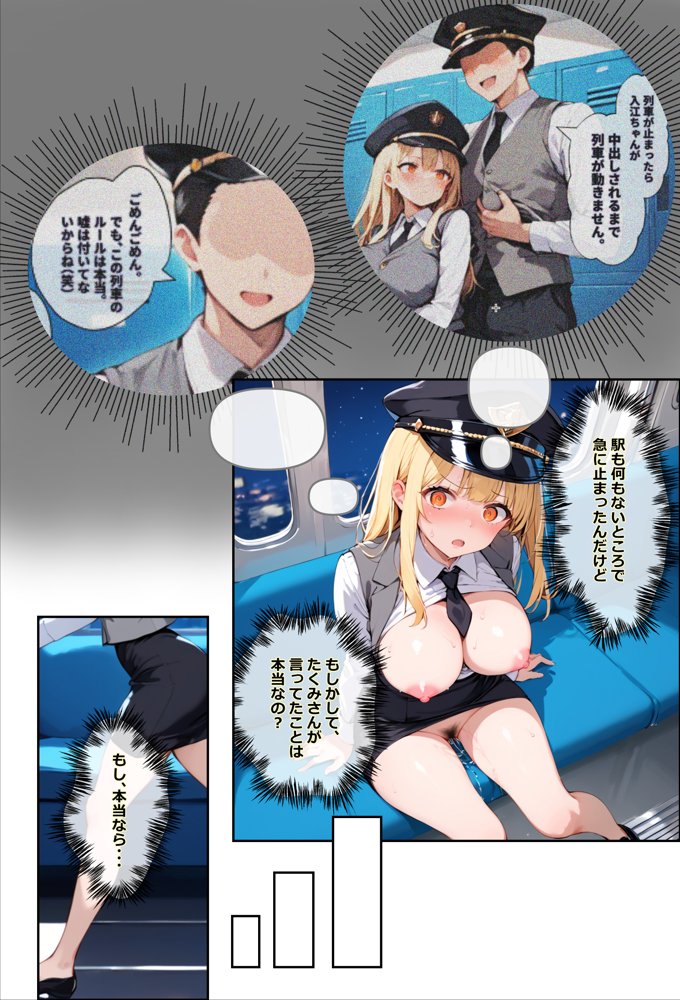 痴●されたいだけの学年1位をNTRの中で肉便器にした話〜中出し列車で働くビッチ〜【エロマンガールズ】 無料エロ漫画（同人誌）サンプル画像031