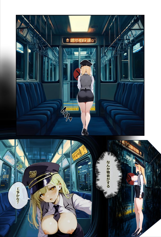痴●されたいだけの学年1位をNTRの中で肉便器にした話〜中出し列車で働くビッチ〜【エロマンガールズ】 無料エロ漫画（同人誌）サンプル画像035