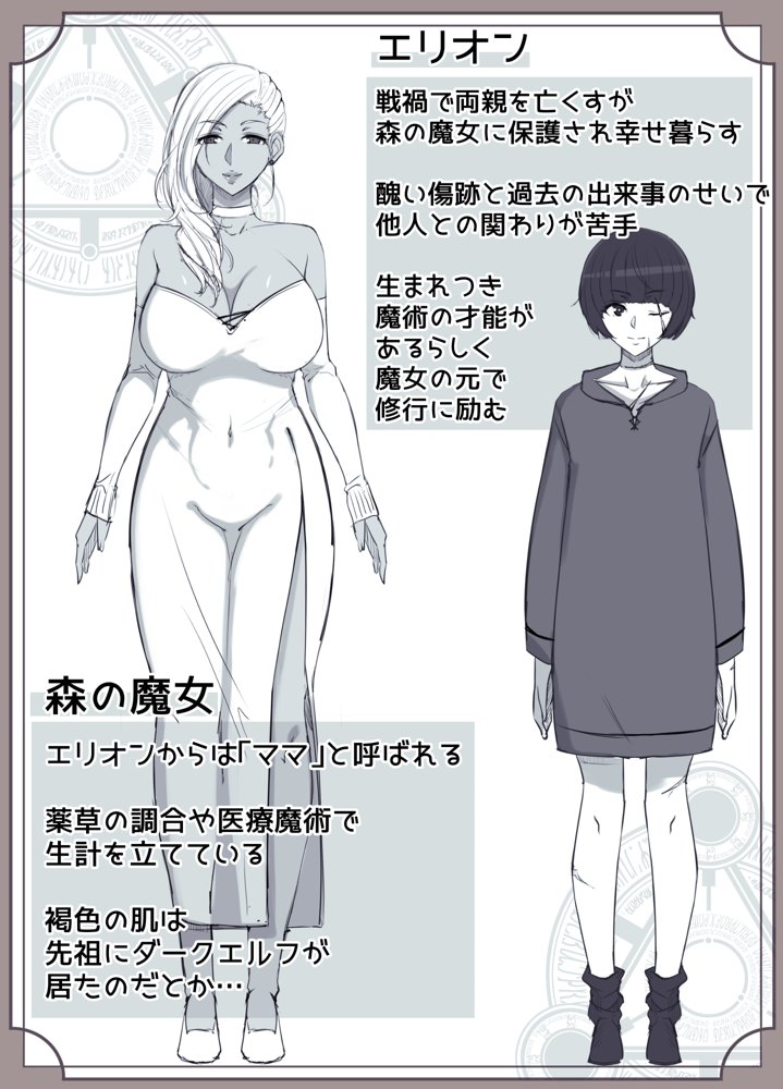 魔女の呪いは、永遠の愛のように【よしよし屋】 エロ同人誌画像 014