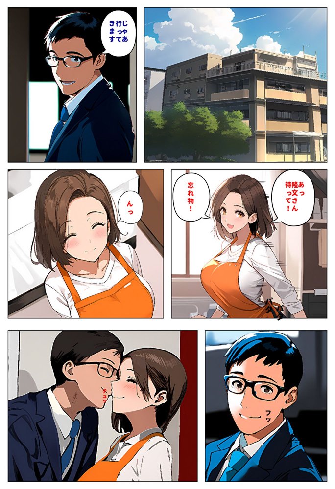 間男の提案に乗って不倫現場を目撃したら、最愛の妻が土下座してセックスのお願いをした。【暇人クラブ】 エロ同人誌画像 001