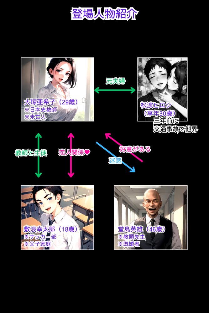 未亡人教師（上巻）大好きな先生が教頭の愛人に堕ちていた件【ピンク堂書店】 エロ同人誌画像 001