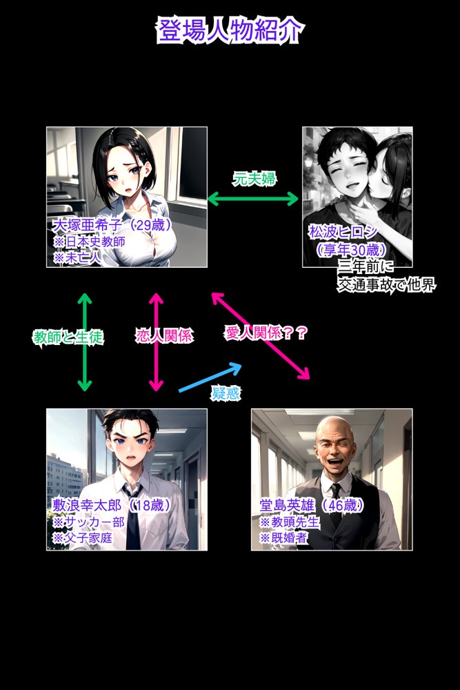 未亡人教師（下巻）大好きな先生が教頭の愛人に堕ちていた件【ピンク堂書店】 エロ同人誌画像 002