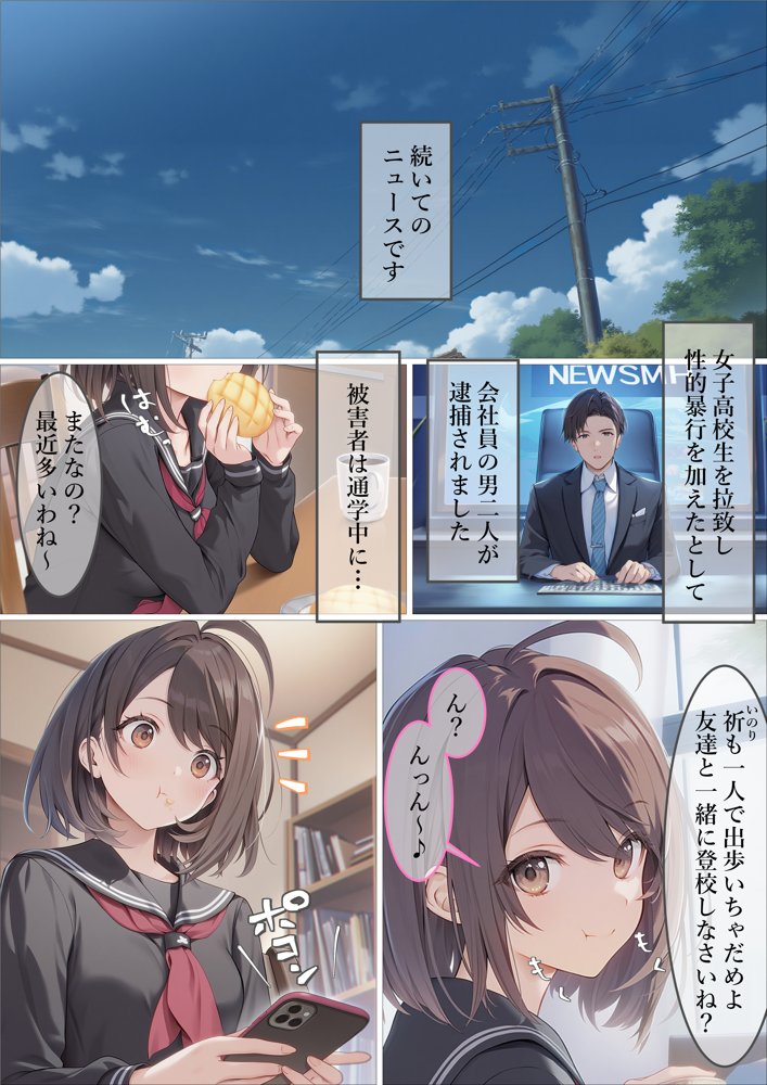 魔法少女WISHES 祈拉致編【むほー地帯】 エロ同人誌画像 001