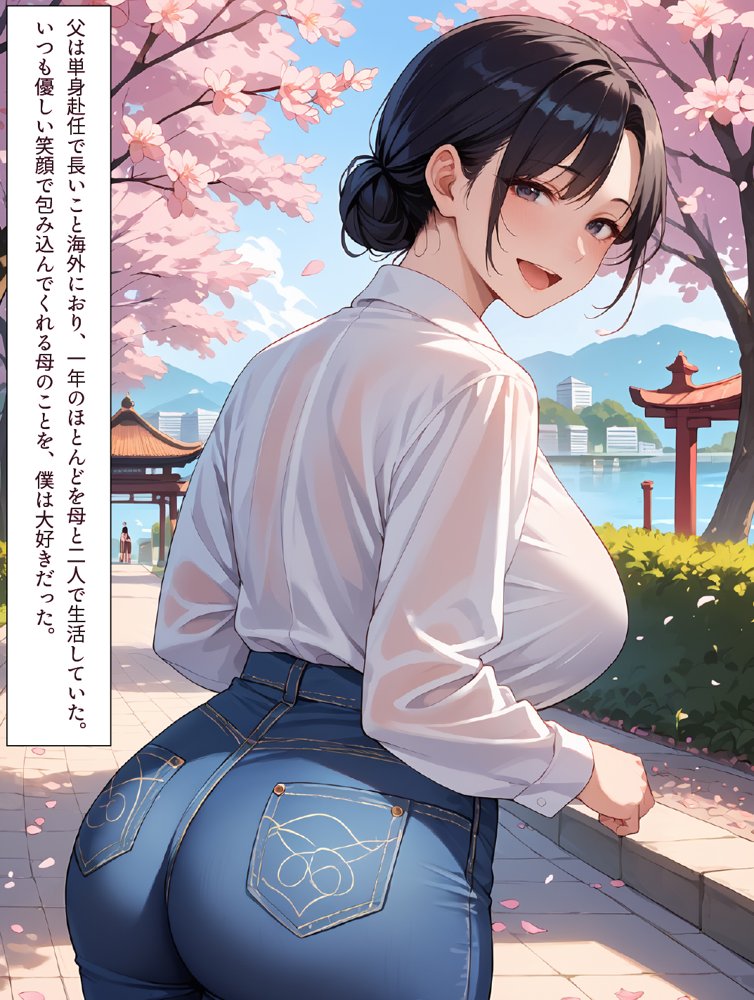 母と露天風呂付き客室のある温泉宿に行った話【影愛産業】 エロ同人誌画像 021