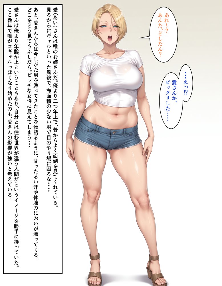 ビンビン勃起乳首の年上ビッチギャルに俺が逆寝取りされるまで1【ハレノヒ】 エロ同人誌画像 002