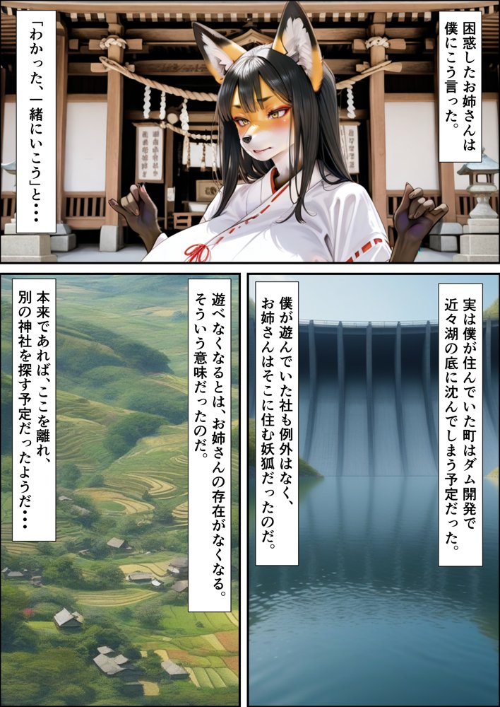 お狐さんといっしょ【MEZ工房】 エロ同人誌画像 003