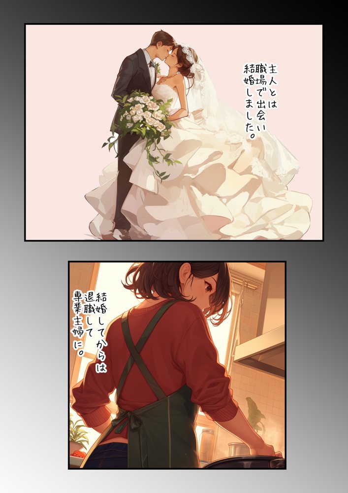 店長講習 いいなり人妻の場合【あまもりのうた】 エロ同人誌画像 001