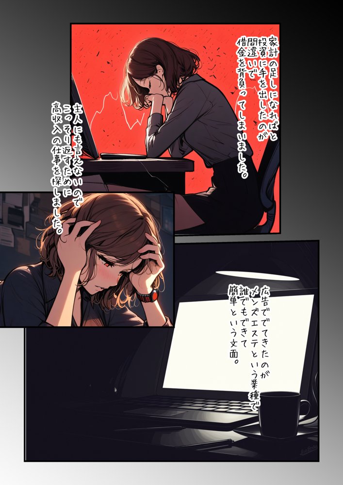 店長講習 いいなり人妻の場合【あまもりのうた】 エロ同人誌画像 002
