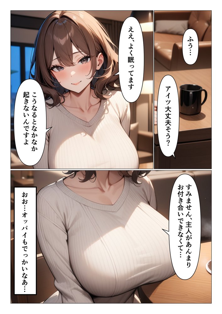 部下の妻が可愛い過ぎてムラっときたので寝取ってみた【くろくろキャノン】 エロ同人誌画像 003