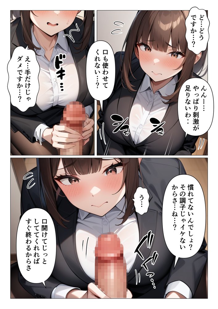 押し弱新人セールスレディにえっちなサービスさせるお話【くろくろキャノン】 エロ同人誌画像 007