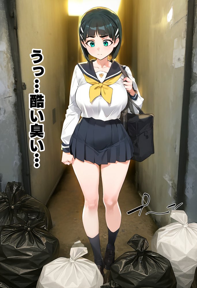 俺を「汚い！」と注意する直葉を黙らせ、ゴミ部屋で悦楽堕ちさせるまでの話【女子校生ヒロインズ】 エロ同人誌画像 004