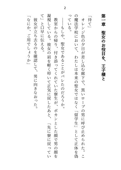 王子＆大魔法使い様と義務でセックスしてた召還聖女ですが世界を救ったのち、逃げてしまいました【さみどり】 エロ同人誌画像 012