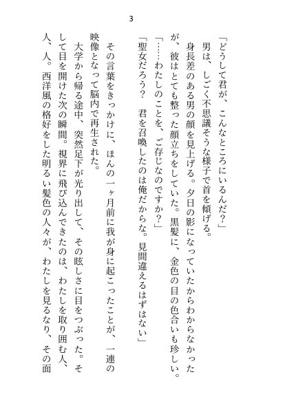 王子＆大魔法使い様と義務でセックスしてた召還聖女ですが世界を救ったのち、逃げてしまいました【さみどり】 エロ同人誌画像 023