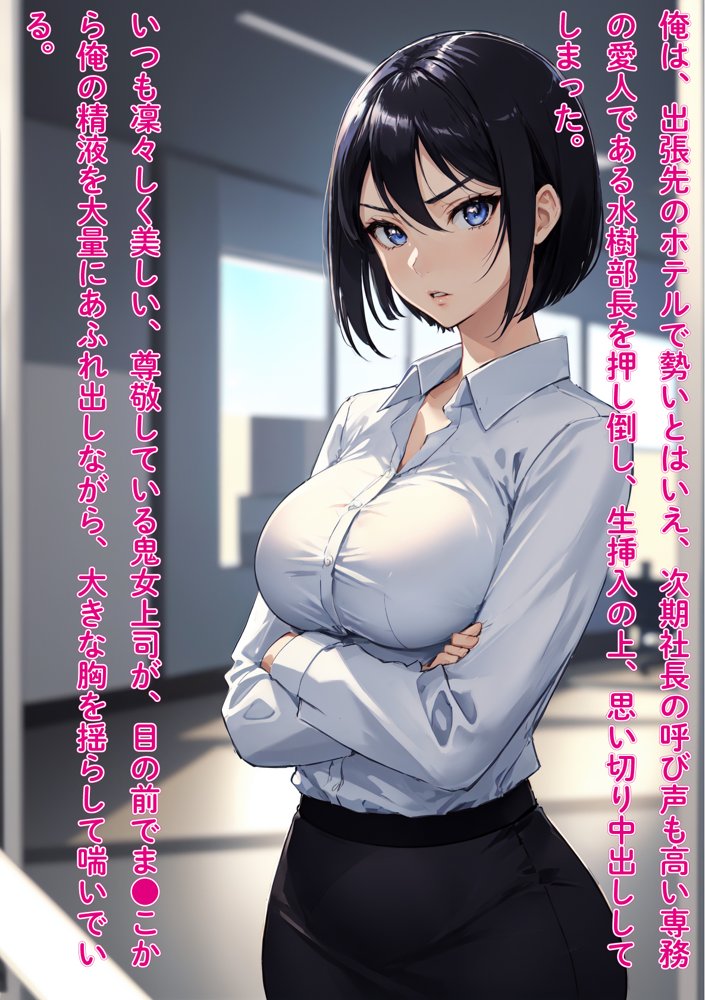 【前後編お得セット】 ［NTR］役員と不倫している鬼女上司を勢いで押し倒し中出し快楽堕ち【影愛産業】 エロ同人誌画像 018