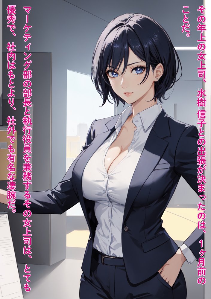 【前後編お得セット】 ［NTR］役員と不倫している鬼女上司を勢いで押し倒し中出し快楽堕ち【影愛産業】 エロ同人誌画像 019