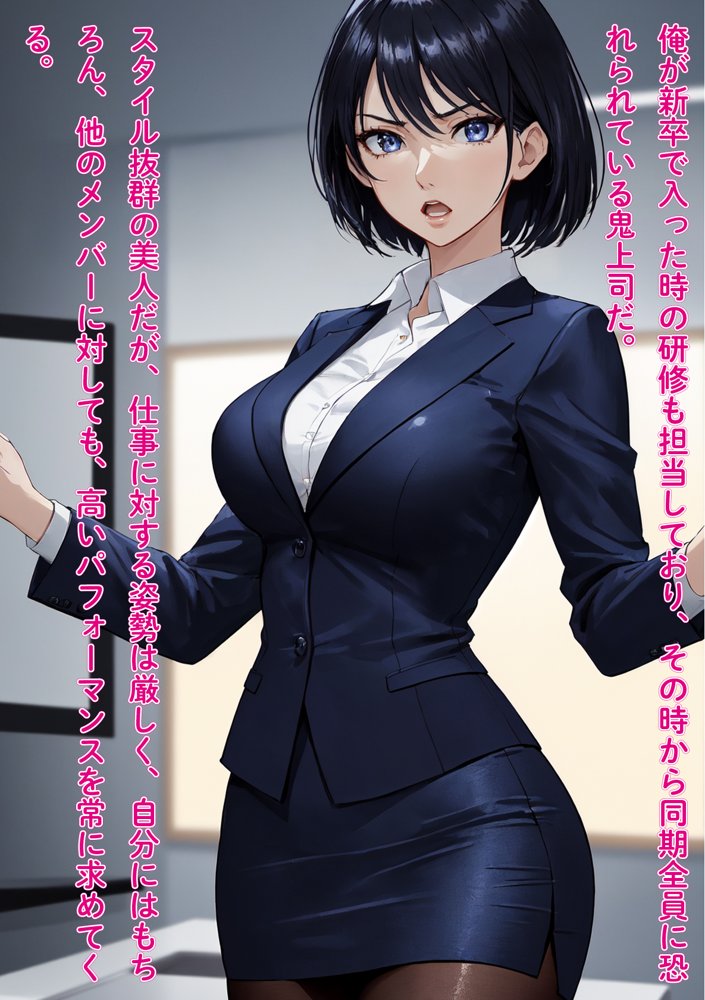 【前後編お得セット】 ［NTR］役員と不倫している鬼女上司を勢いで押し倒し中出し快楽堕ち【影愛産業】 エロ同人誌画像 029