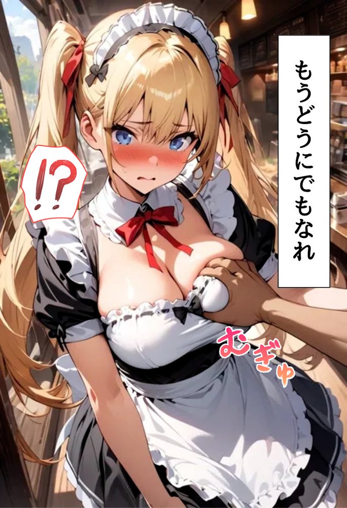 巨乳幼なじみとメイドコスえっち【にじいろ☆がーるず】 エロ同人誌画像 010